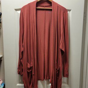 Torrid Super Soft Walnut Color Boyfriend Cardigan